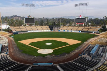 de volgende dag een stadion tour door het Dodgers stadion