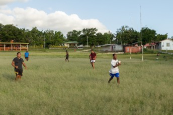 De nationale sport is voetbal, maar als het gras twee kontjes hoog is spelen ze ook graag rugby.