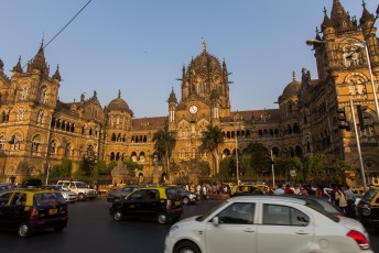 Chhatrapati Shivaji Terminus Railway Station.
