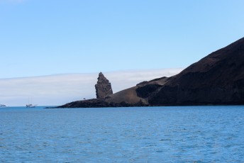 Bartolomé island met de beroemde pinnacle rock.