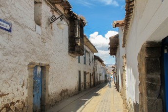 Één van de typische straatjes in het historisch centrum.