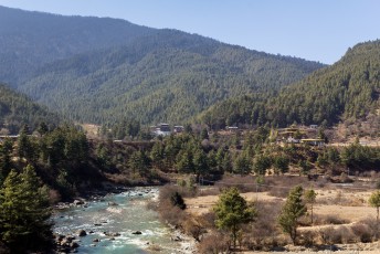 De Bumthang Chhu rivier.