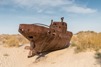In 2007 was er nog maar 10% van de Aral Zee over.