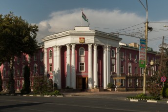 Het stadskantoor, van Doesjanbe.