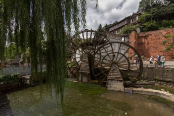 De watermolen van Lijiang.