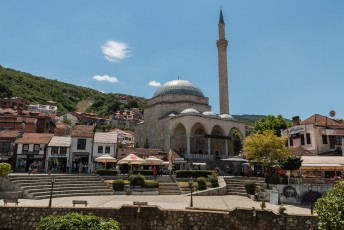 De Sinan Pasha Moskee in het oude centrum.