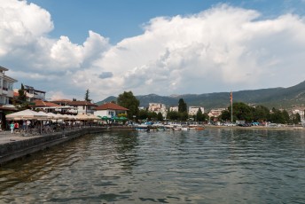 Het haventje van Ohrid.