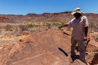 De plaats werd pas echt beroemd toen deze rotstekeningen werden ontdekt.