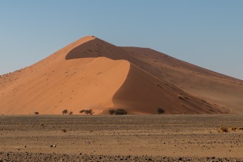 Dit is Dune 45 (45 km vanaf de ingang), Wereldberoemd, 170 meter hoog en ongeveer 5 miljoen jaar oud.
