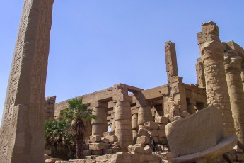 Alles op deze foto's hoort bij de Amun-re tempel en is slechts één van de vier tempel complexen in Luxor.