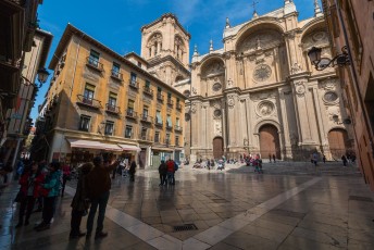Na Malaga volgde Granada, dit is de lokale kathedraal.