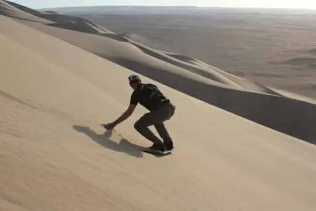 Mastering sandboarding went without a hitch