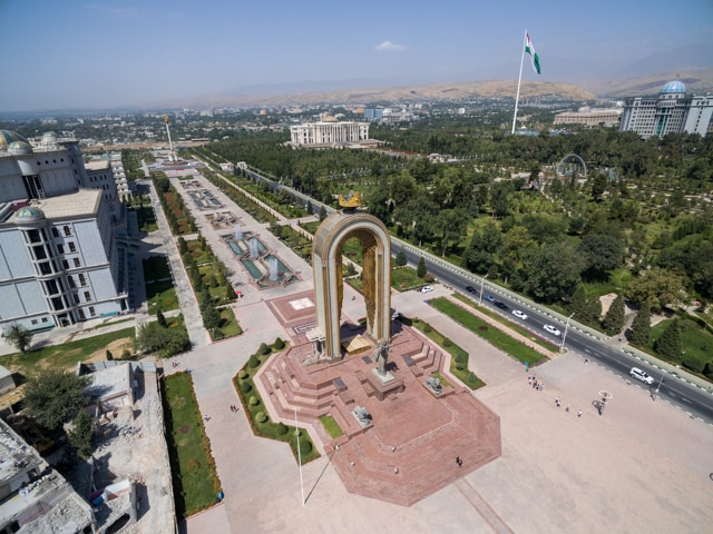 drone video Tajikistan still
