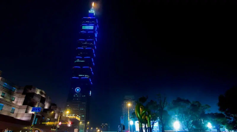 The Taipei 101, not an example of Dutch influence in Taiwan.